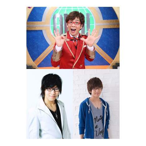 テレビ東京の『おはスタ』を卒業する山寺宏一（上）と、新MCを務める（下左から）小野友樹、花江夏樹 