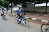 ジャガルタから800キロ、自転車での走破に挑戦するJKT48仲川遥香（C）JKT48 Project 