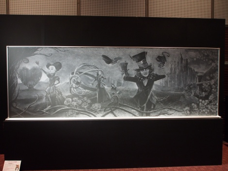 画像 写真 黒板アートで注目の画家 れなれな氏 アリスの世界描く 2枚目 Oricon News