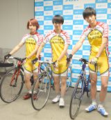 画像 写真 小越勇輝ら実写 弱虫ペダル らキャスト ロードバイクに悪戦苦闘 5枚目 Oricon News