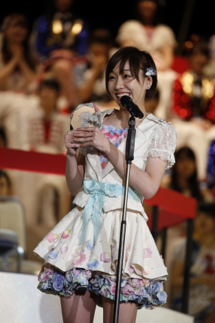 『第8回AKB48選抜総選挙』第7位で選抜入りしたSKE48・須田亜香里 （C）AKS 