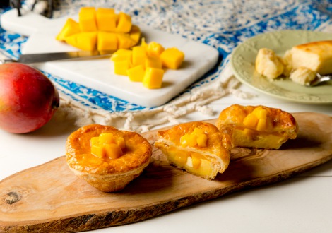 旬のマンゴーとチーズケーキのコラボが絶妙な『マンゴーチーズケーキ』 