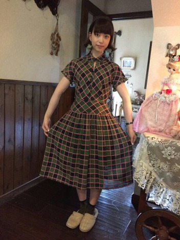 森川葵のファッション通信 5 大人カラーのチェックワンピがお気に入り Oricon News