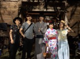 映画『君と100回目の恋』のオフショットが公開（左から）泉澤祐希、竜星涼、坂口健太郎、miwa、真野恵里菜 