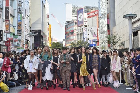 昨年行われた『渋谷ファッションウイーク』のもよう 