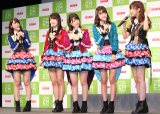 『HKT48vs欅坂46 つぶやきCMグランプリ』開催発表記者会見を行ったHKT48 (C)ORICON NewS inc. 