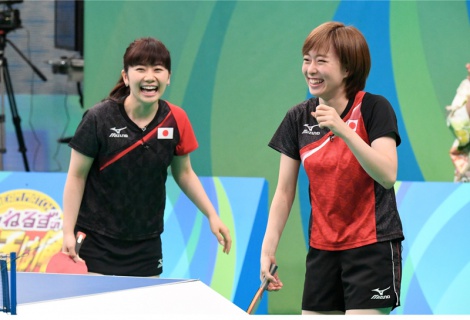 画像 写真 スポーツ王 で卓球の最強男女対決が実現 福原の結婚指輪に大興奮 11枚目 Oricon News