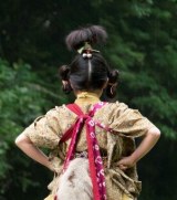 NHK・大河ドラマ『おんな城主 直虎』で竜宮小僧が初登場。演じているのは直虎の少女時代を演じた新井美羽（C）NHK 