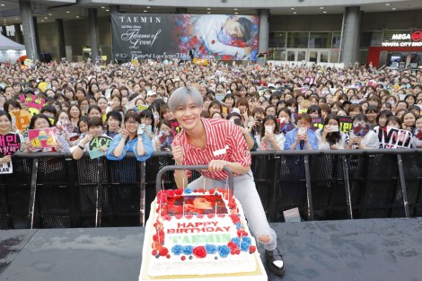 Shineeテミン うれしい 24歳誕生日に特大ケーキ 新作リリース Oricon News