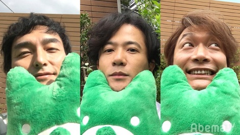 AbemaTVで大型生特番に挑戦する（左から）草なぎ剛、稲垣吾郎、香取慎吾 