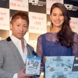 映画『ワイルド・スピード　ICE BREAK』のブルーレイ＆DVD発売記念イベントに出席した（左から）井上尚弥、阿部桃子 （C）ORICON NewS inc. 
