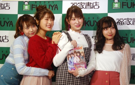 NMB48新ユニット「Queentet」（左から）上村梓、渋谷凪咲、吉田朱里、村瀬紗英 （C）ORICON NewS inc. 