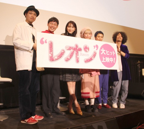 （左から）マツザキタクミ、atagi、知英、PORIN、ユキエ、モリシー （C）ORICON NewS inc. 