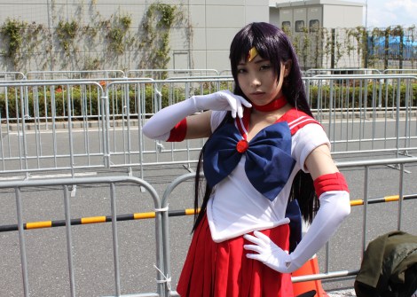 アニメジャパン18 美少女戦士セーラームーン のセーラーマーズに扮したレイヤー かっこよさの中にかわいさあり が大好き とアピール Oricon News