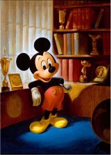 ジョン・ヘンチ画　ミッキーマウスのポートレート（1953年）（C）Disney 