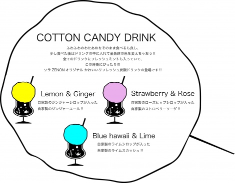 wCOTTON CANDY DRINK(Rbg LfB hN)x(ō850~) 