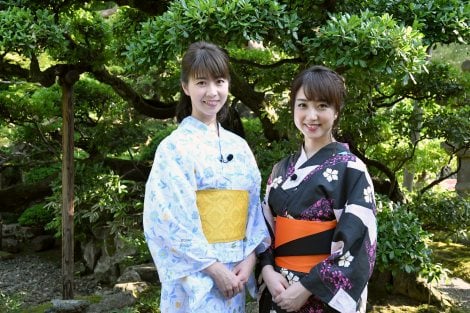 川田裕美 同期 虎谷温子アナと浴衣で京都旅満喫 素の部分が出ている Oricon News
