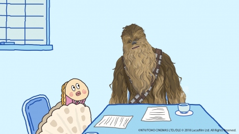 Sw チューバッカ 朝だよ 貝社員 にまさかの出演 Oricon News Sw チューバッカ 朝だよ 貝社員 にまさかの出演 Oricon News