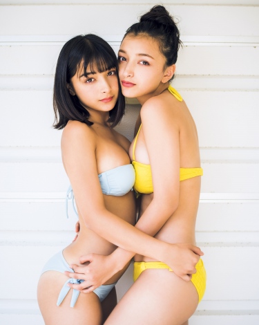 画像 写真 Tiktokで話題の 美人jkハーフ姉妹 エリカ マリナ 鮮烈なビキニ姿披露 1枚目 Oricon News