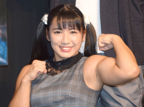 画像 写真 筋肉アイドル 才木玲佳 アームレスリング日本王者に完敗 圧倒的な強さ 2枚目 Oricon News