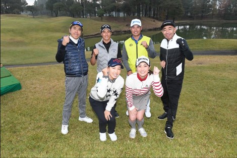 とんねるずのスポーツ王 周年 ゴルフ対決では松山 石川が初タッグ Oricon News