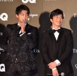 『GQ MEN OF THE YEAR 2018』を受賞した(左から)竹内涼真、田中圭 (C)ORICON NewS inc. 