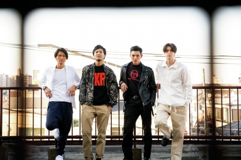 『CanCam』7月号のテラスハウス特集に登場する(左から)寺島速人、半田悠人、太田光る、バーンズ勇気 