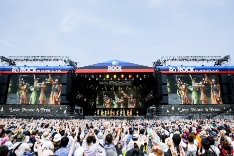『ROCK IN JAPAN FESTIVAL 2019』最大のGRASS STAGEのトップバッターを務めたモーニング娘。'19 