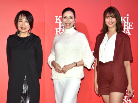 『第1回 KiRA KiRA Beauty Award』に出席した（左から）奈美悦子、アンミカ、稲村亜美 （C）ORICON NewS inc. 