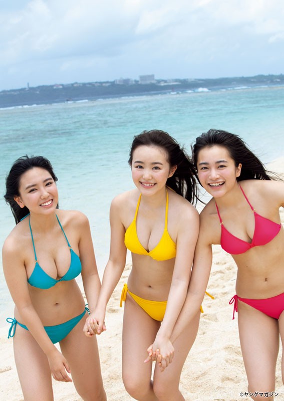 沢口愛華＆福田愛依＆伊藤小春“新・ヤンマガ3人娘”過ぎ行く夏と