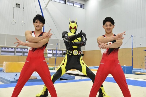 画像 写真 仮面ライダーゼロワンと体操日本代表がコラボ 1枚目 Oricon News