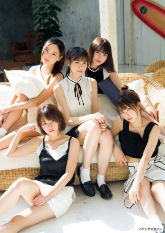 ラストアイドル グラビアで 究極の美 解禁 人気メンバー5人が美肌をたっぷり披露 Oricon News