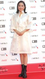 『第32回東京国際映画祭』トップバッターとしてレッドカーペットに登場した広瀬アリス (C)ORICON NewS inc. 