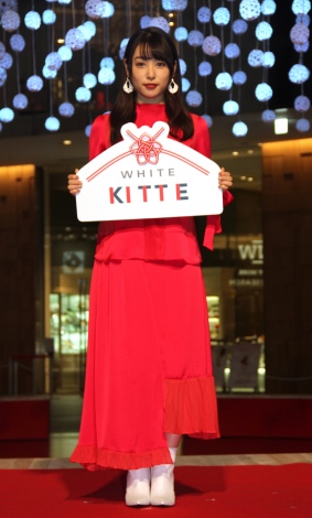 クリスマスイベント『WHITE KITTE』点灯式に登場した桜井日奈子 （C）ORICON NewS inc. 