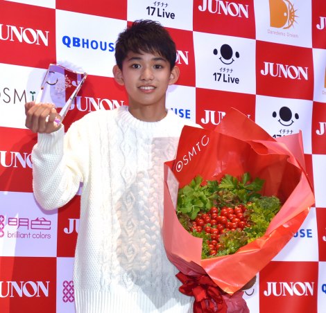 ジュノンスーパーボーイ 渡邉多緒さんが史上最年少12歳8ヶ月でgp すでに身長172センチと 大器の片鱗 Oricon News