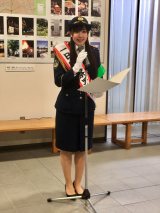 画像 写真 科捜研の女 山本ひかるが一日警察署長に 年末の特別警戒を呼びかけ 3枚目 Oricon News