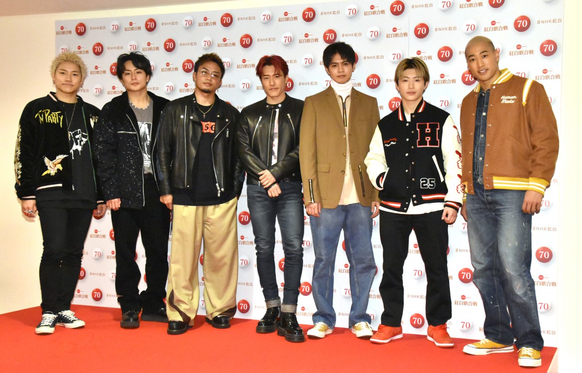 GENERATIONS 片寄涼太 数原 白濱亜嵐 小森隼 佐野玲於 メンディー 画像・写真 | 【紅白】GENERATIONS、初出場で堂々パフォーマンス