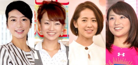 生野 戸部 椿原 松村 フジ ママ アナが集合 合間でせっせとオムツ替え Oricon News