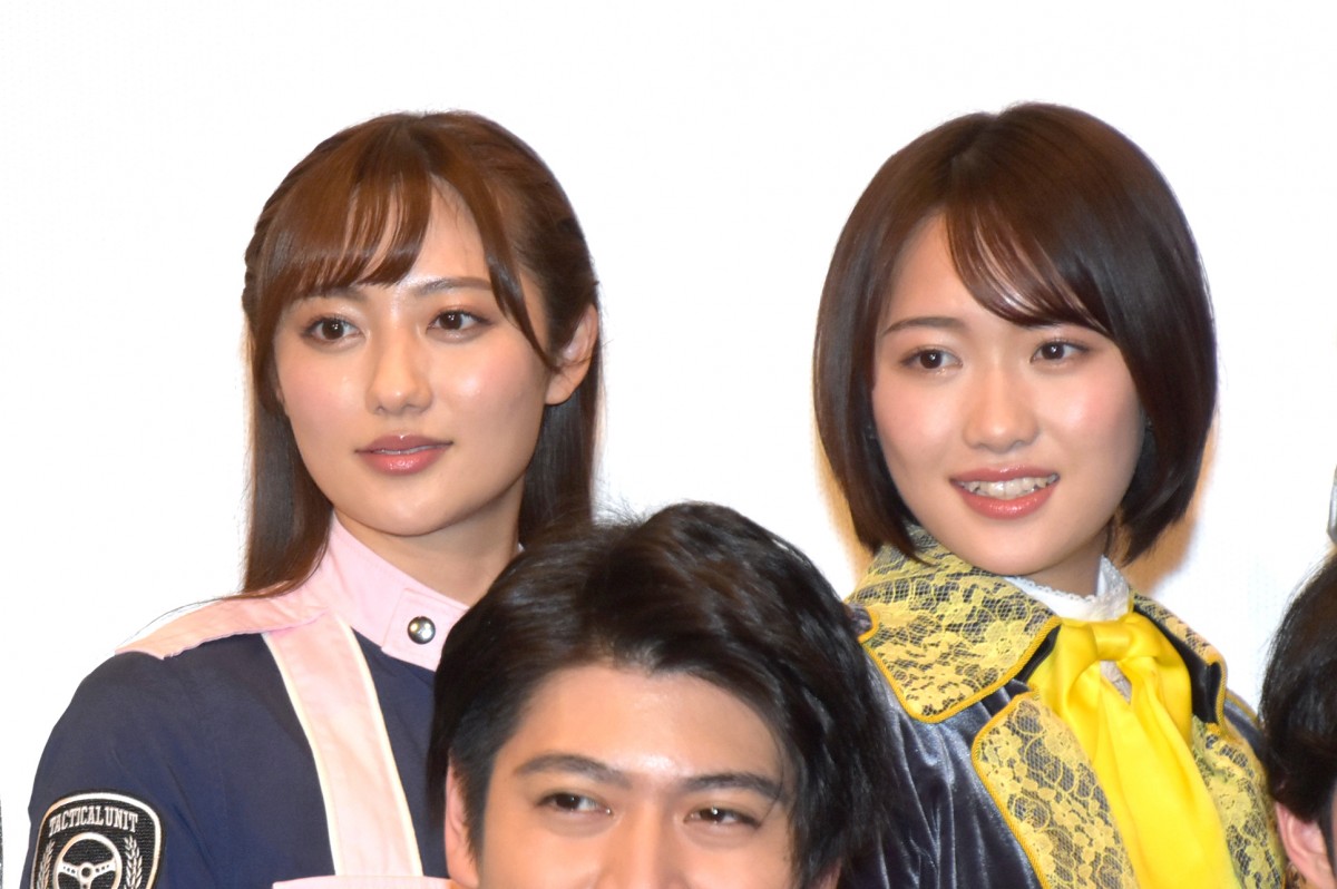 ルパパト』奥山かずさ＆工藤遥、回り過ぎ元木聖也のパルクールに「爆笑でした」 バク宙も生披露 | ORICON NEWS