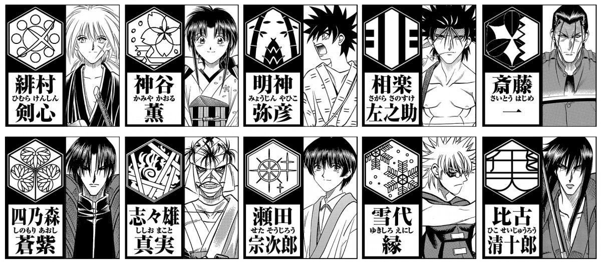 一番くじ「るろうに剣心」新作で志々雄真実、緋村剣心が