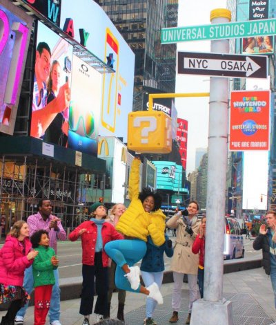 画像 写真 マリオ ハテナブロック がニューヨーク中心街に突如出現 Usj新エリアに世界が熱狂 1枚目 Oricon News