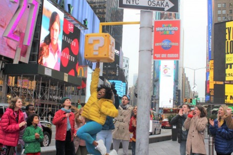 画像 写真 マリオ ハテナブロック がニューヨーク中心街に突如出現 Usj新エリアに世界が熱狂 2枚目 Oricon News