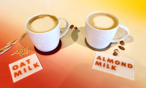 「アーモンドミルク」と「オーツミルク」選べるミルクのバリエーションが拡大 （C）oricon ME inc. 