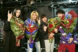 20日スタートの日本テレビの深夜ドラマ枠「シンドラ」の『正しいロックバンドの作り方』をクランクアップさせた（左から）栗原類、藤井流星、神山智洋、吉田健悟 (C)NTV・J Storm 