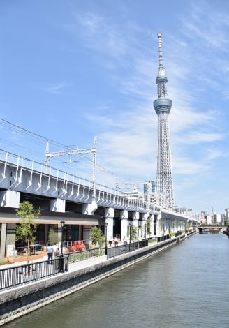 画像 写真 浅草とスカイツリータウンを結ぶ 東京ミズマチ あすオープン 隅田川に新たな歩道橋も設置 7枚目 Oricon News