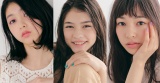 『STARDUST × sweet モデルオーディション』グランプリに選ばれた（左から）伊崎花菜、角田沙羅カタリーナ、中澤実子 