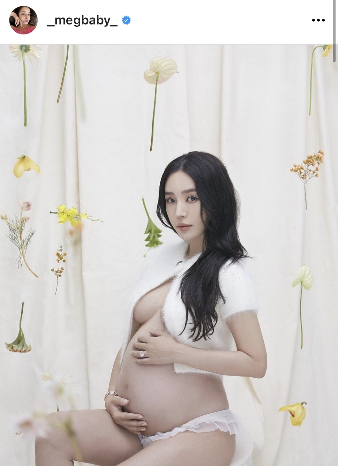 綺麗な妊婦ヌード 画像・写真 | MEGBABY、大きなお腹のマタニティフォト公開「神秘的」「女神様みたいに美しい」 2枚目 | ORICON NEWS