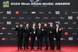 『2020 Mnet ASIAN MUSIC AWARDS』フォトウォールに登場したGOT7(C) CJ ENM Co., Ltd, All Rights Reserved. 