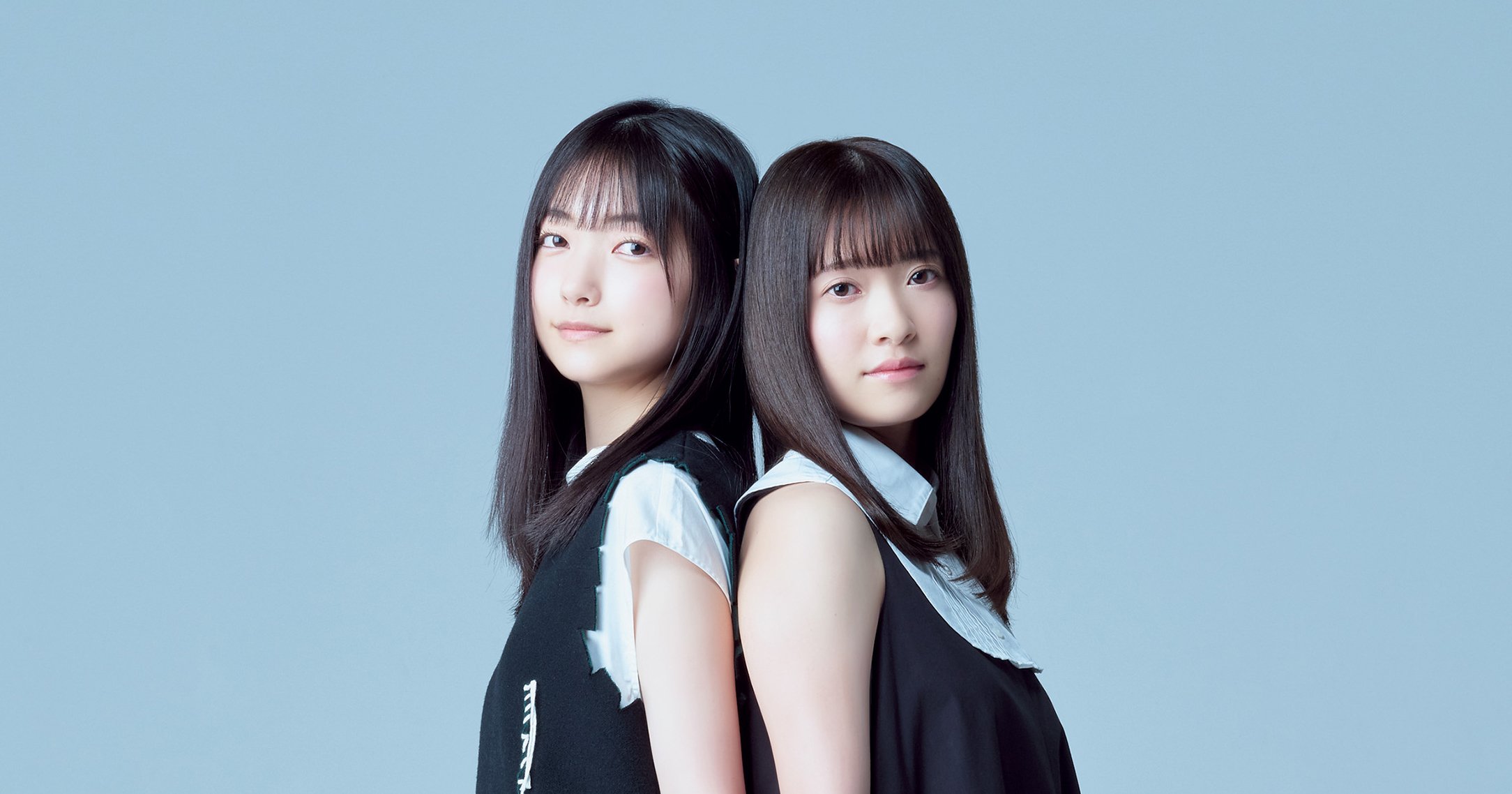 櫻坂46“純白コンビ”大園玲＆大沼晶保、モノトーンで魅せる美の