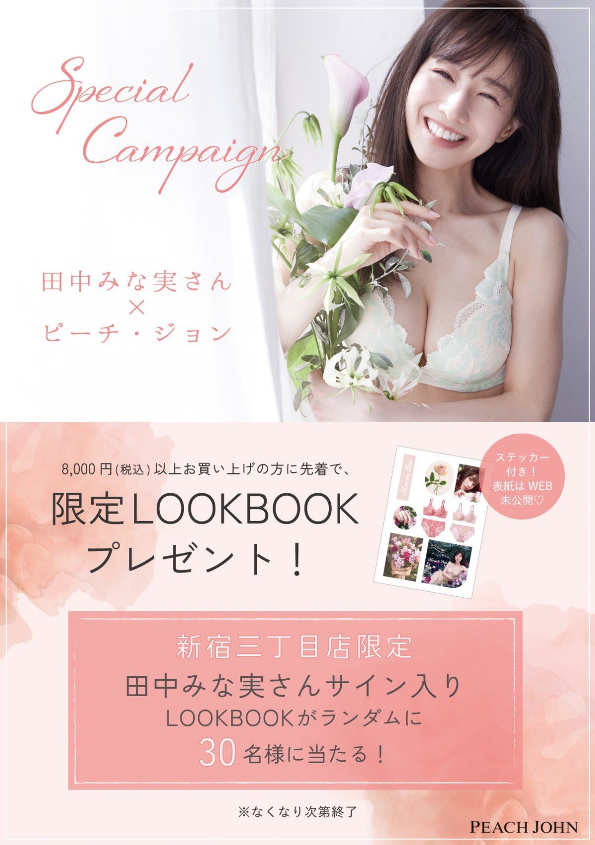 画像・写真 | 田中みな実の魅力詰め込んだLOOKBOOK完成 ミューズ務めるPEACH JOHNがキャンペーン 4枚目 | ORICON NEWS